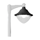 [96VIVI5040/BL1] VIVI 400 PARKVERLICHTING IP65 E27 LED tot 50W