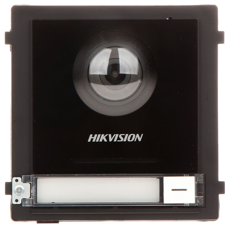 Hikvision DS-KD8003-IME1 POE main unit -   1 Call Button -  Black steel