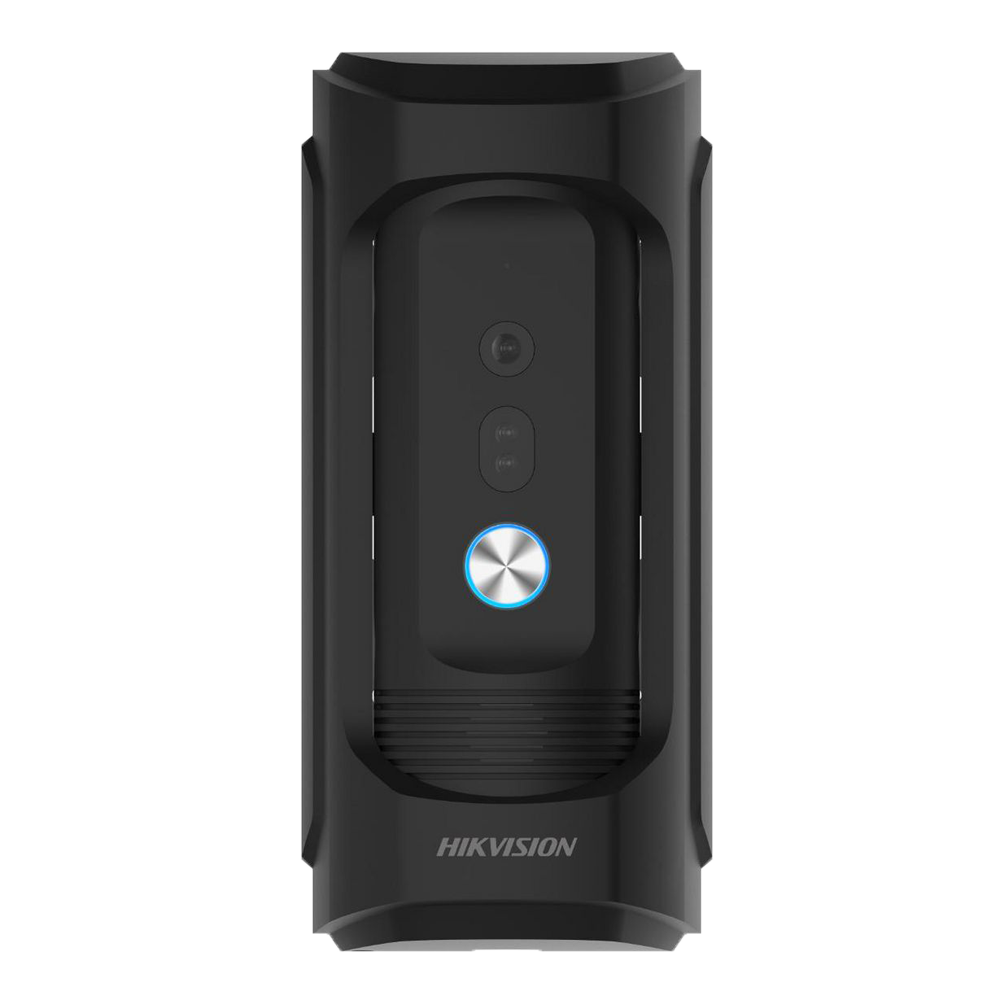 HIKVISION DS-KB8113-IME1 Platine de porte extérieur antivandalisme IP-POE pour interphone vidéo 1 bouton, montage en saillie