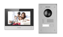 Hikvision DS-KIS703Y-P 2-draads IP-video-intercomset 1x oproepknop Opbouw-/inbouwmontage - 7 inch touchscreen WIFI-monitor