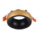 VT-980 GU10 Round Reflector Spotlight, Gold Frame + Black