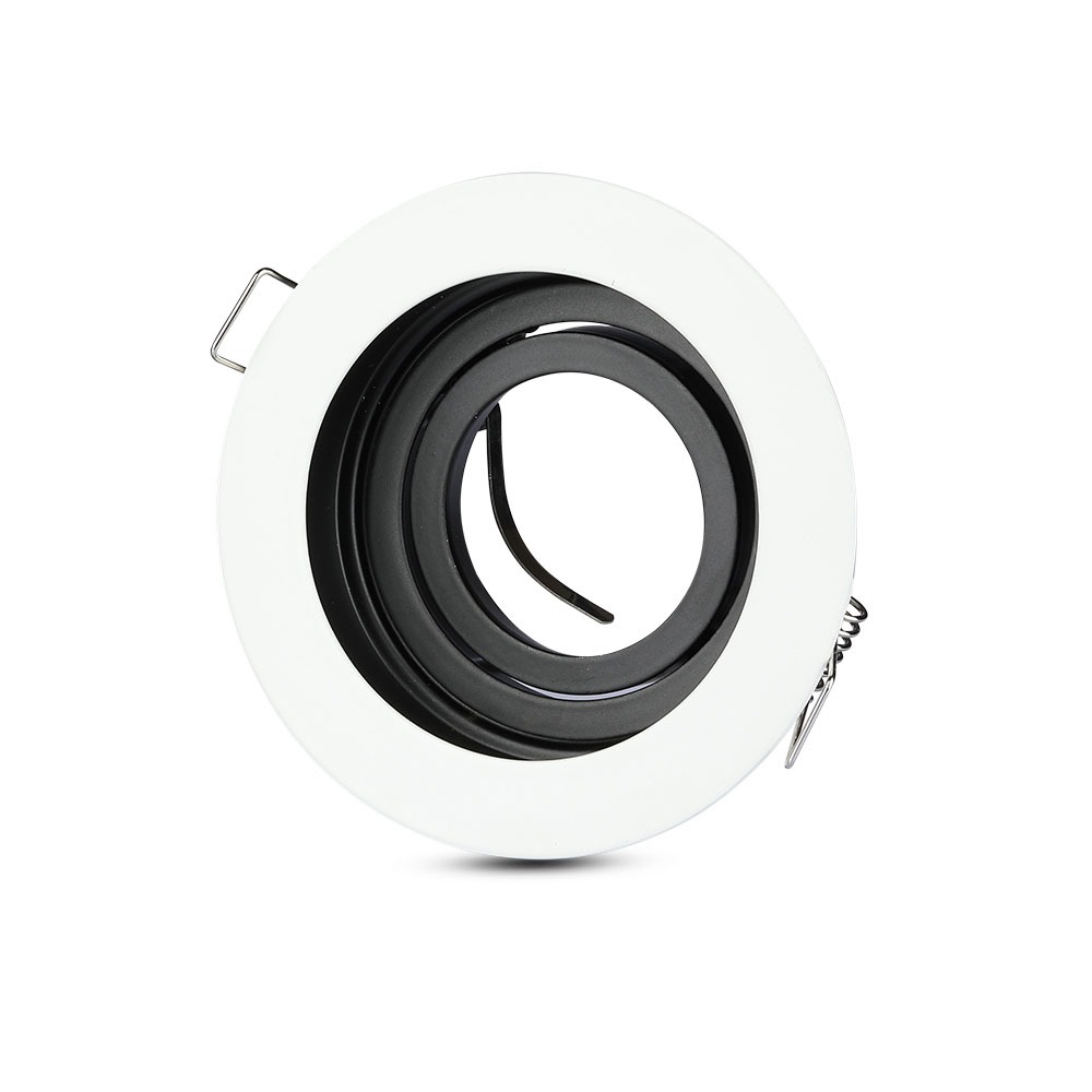 VT-781 GU10 FITTING ROND WIT