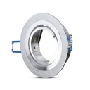 [3600] VT-782 1xGU10 DOUILLE RONDE BROSSE EN ALUMINIUM