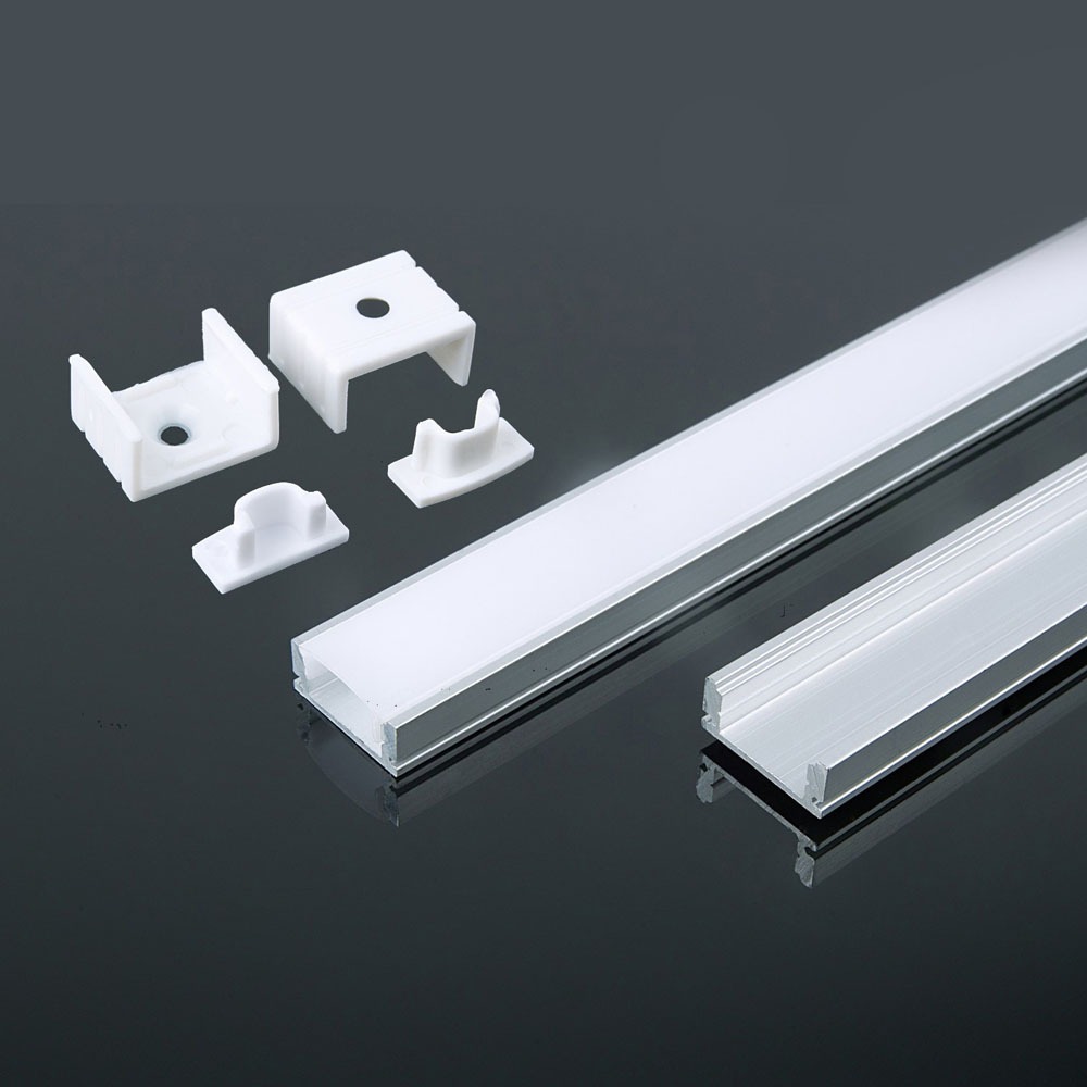 VT-8113-W ALUMINIUM PCB-12MM PROFIEL 2000*17.4mm*7mm - WITTE BEHUIZING