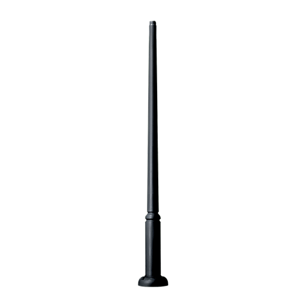 EKTOR POLE 3500 mm sans porte, noir