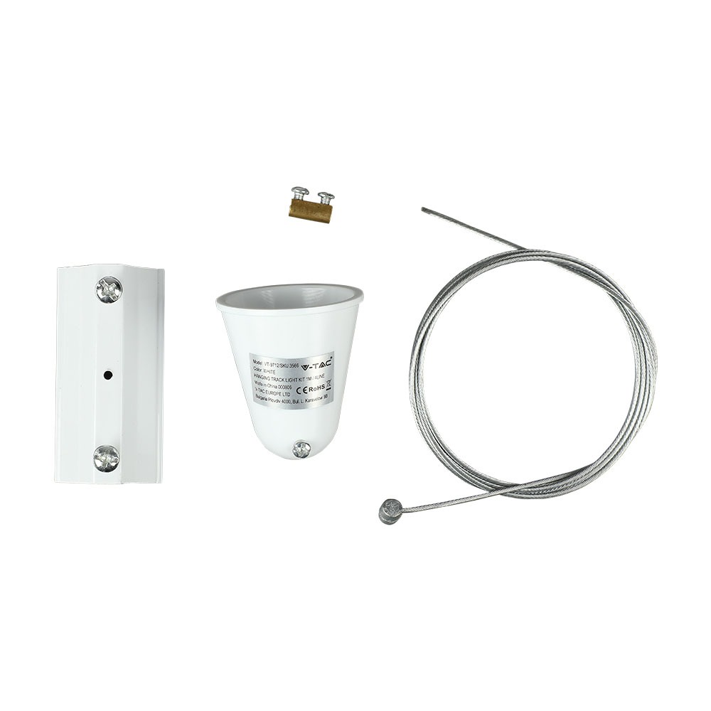 KIT DE RAIL DE SUSPENSION 1M (BLANC)