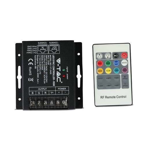 [3339] VT-2420 288W LED RGB CONTROLLER WITH 20 KEY RF REMOTE CONTROL