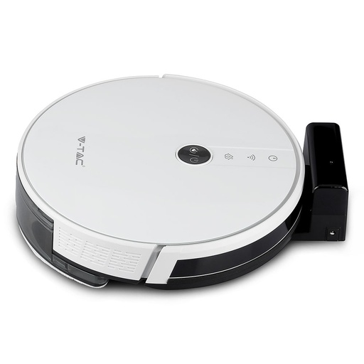 [8649] VT-5555 AUTO CHARGING GYRO ROBOTIC VACUUM CLEANER COMPATIBLE WITH AMAZON ALEXA AND GOOGLE HOME-WHITE