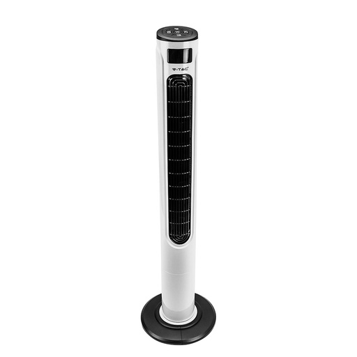 [7927] VT-5566 55W LED TOWER FAN(EU PLUG)WITH TEMPERATURE DISPLAY COMPATIBLE WITH AMAZON ALEXA&amp;GOOGLE HOME