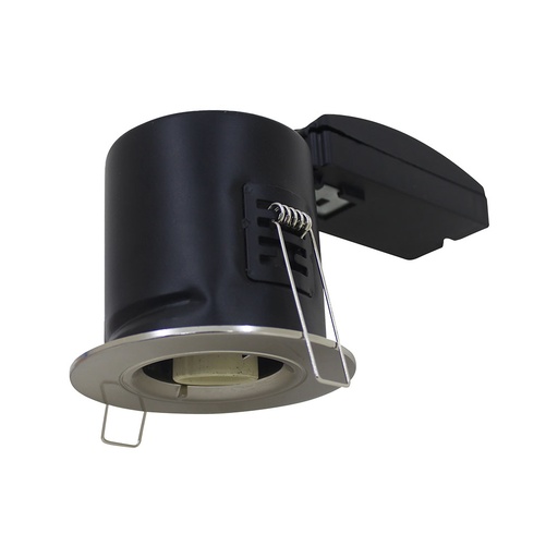 [8917] VT-703 GU10 FIRERATED DOWNLIGHT WITH TWIST AND LOCK THICK BODY-NICKEL