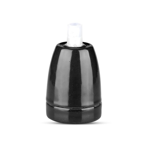 [3796] VT-799 PORCELAIN LAMP HOLDER FITTING-BLACK