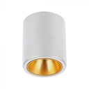 VT-978 SURFACE MOUNTED GU10 FITTING ROUND WHITE