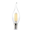 VT-1949 4W CANDLE FILAMENT BULB AMBER COVER-TIP  E14 Colorcode 2200K-Warm White