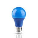 VT-2000 9W A60 LED BLUE COLOR PLASTIC BULB  E27 10PCS/SHRINK PACK Colorcode 6400K-Cold White