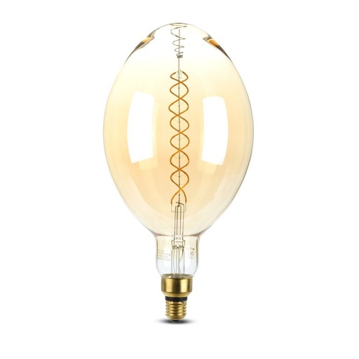 [7463] VT-2168D 8W BF180 LED AMBER DOUBLE FILAMENT BULB  E27 DIMMABLE Colorcode 2000K-Warm White