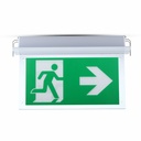 VT-522-S 2W RECESSED FIXED EMERGENCY EXIT LIGHT WITH SAMSUNG LED  Colorcode 6000K-Cold White