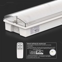 VT-997  3W LED EMERGENCY EXIT LIGHT SELF TEST BUTTON & RF CONTROL 6400K
