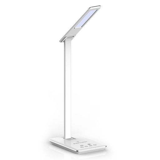 [8601] VT-7405 5W LED TABLE LAMP WITH WIRELESS CHARGER -6500K WHITE Colorcode CCT:3IN1