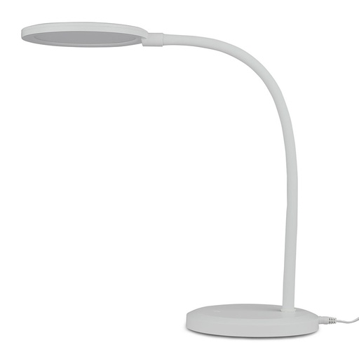 [8673] VT-7507 7W LED DESK LAMP WITH WHITE BODY  STEPLESS DIMMING Colorcode 3000K-Warm White