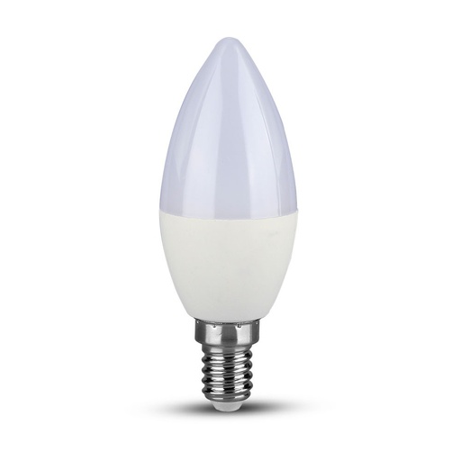 VT-268 7W PLASTIC CANDLE BULB WITH SAMSUNG CHIP  E14