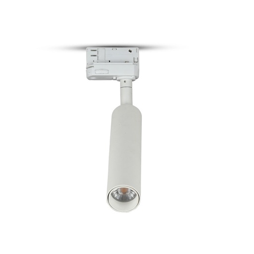 Projecteur LED sur rail VT-407 7 W avec puce Samsung, garantie 5 ans, corps blanc