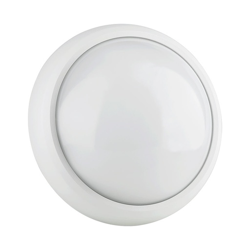 [4997] VT-8014 8W VOLLEDIG RONDE IP54 KOEPELVERLICHTING WITTE BEHUIZING