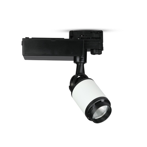 [1340] Projecteur LED sur rail VT-4537 35 W - Corps noir et blanc