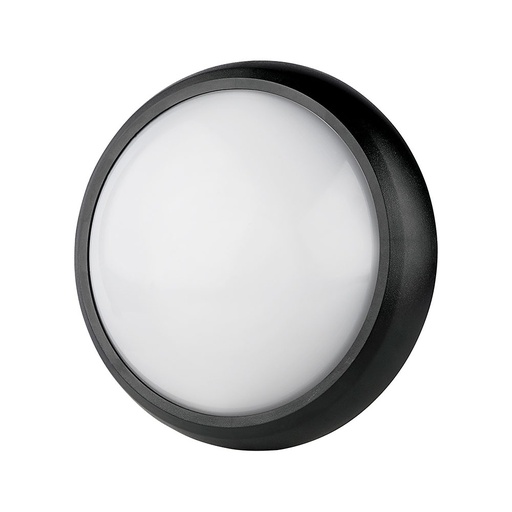 VT-8015 12W FULL ROUND IP54 DOME LIGHTS CORPS NOIR
