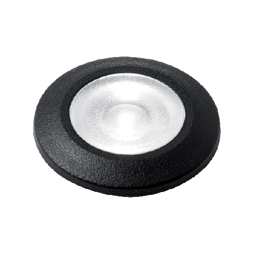 [96TERESA/BL] 96TERESA/BL Support pour spot encastrable au sol D:50/H:77 Lampe LED G9 1,7 W - 4 000 K - IP67 Résine noire