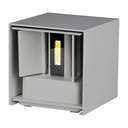 VT-759-12 12W-WALL LAMP WITH BRIDGELUX CHIP  GREY SQUARE