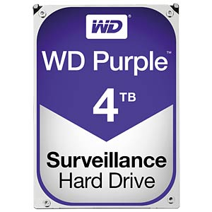 [WD40PURX] 4TB 5400RPM 64M SATA3.0 Surveillance WD PURPLE