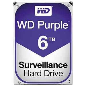 [WD60PURX] 6TB 5400RPM 64M SATA3.0 Surveillance WD PURPLE