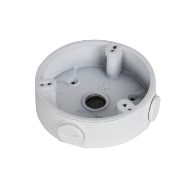 [PFA136] DAHUA PFA136- Junction box for dome cameras - Metallic - 32 mm (He) x 110 mm (base diameter) - Permits internal cabling - Check the hole spacing in the specs on our web for camera compatibility list