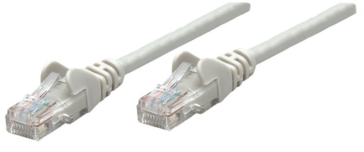 [738200] INT Network Cable, Cat6 Certified, CU, U/UTP, PVC, RJ45, 30.0 m, Grey, Bag
