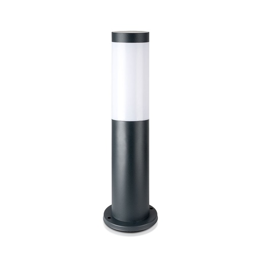 [8593] VT-838 BOLLARD LAMP WITH STAINLESS STEEL BODY(H:45CM) E27 Black