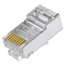 CON300-FTP6-EZ Connectors RJ45 pass-thru To crimp Compatible with Cat FTP cable 6 EZ (Pack 50)
