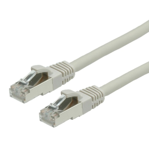 [21.99.0700] VALUE S/FTP Patch Cord Cat.6 (Class E), halogen-free, grey, 0.5 m