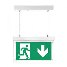 [8100] VT-520 2W SURFACE HANGING EMERGENCY EXIT LIGHT COLORCODE:6000K