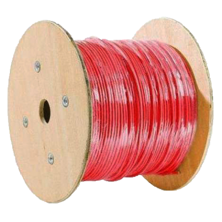 [JH(st)H1X2X0,8+0,8] Branddetectiekabel JH(st)H 1X2X0,8+0,8 Kabel voor brandalarm, blinde rouge CPR klasse B2ca s1d1a1 - 100m