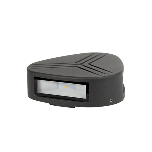 [9618LEDW] ELMARK LED gevelarmatuur GRF9618 3X3W 230V 4000K GRIJS