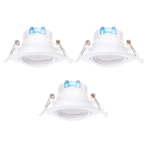[AV-503-6K] AVINET AV-503 (3 pièces/boîte) Spot LED Samsung rond 5 W orientable
