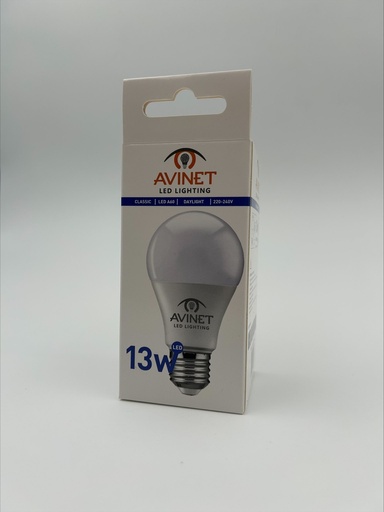 Ampoule LED en plastique AV-13 13 W A60 E27, lot de 10 pièces