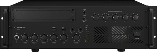 [PA-5480] Monacor PA-5480 5-zone mono PA mixing amplifier 480W