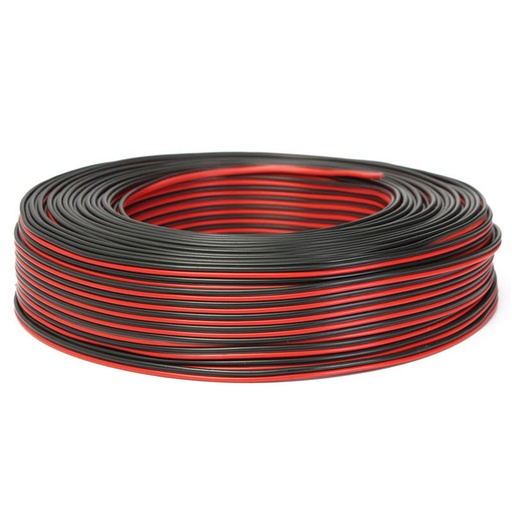 Loudspeaker/Audio Cable, Red/Black  2x 1.5mm²