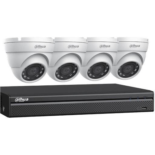 [CVI5MPKIT-4T1] DAHUA 4CH KIT CCTV HDCVI 5MP  DVR 4CH &amp; 4X Camera Turret 5MP Indoor/Outdoor - HD 1TB