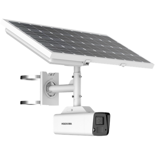 [DS-2XS2T47G0-LD(W)] Hikvision DS-2XS2T47G0-LD(W)H/4G vaste bullet IP-camera 4G 4MP ColorVu + wit licht 30m autonoom via zonnepaneel