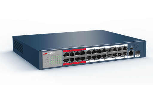 [DS-3E0326P-E/M] HIKVISION DS-3E0326P-E/M 24-PORT 24 Port Fast Ethernet Unmanaged POE Switch  Power Budget 230 W - Max. Port  30 W