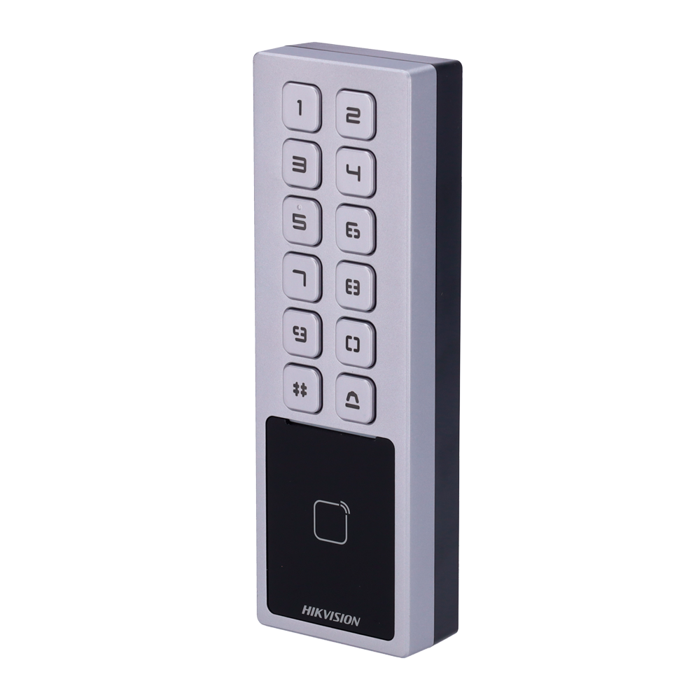 DS-K1T805MBWX Access control Standalone MF Card and PIN | IP65 and IK08 ...