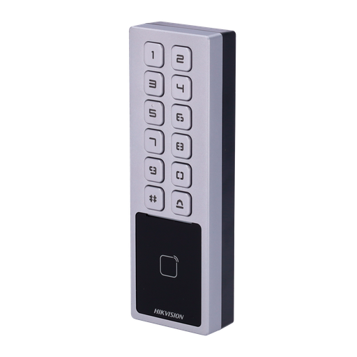 [DS-K1T805MX] DS-K1T805MX Access control Standalone MF Card and PIN 10.000 users | 100.000 records TCP/IP, RS485 and Wiegand | IP65 and IK08  iVMS-4200 | Hik-Connect