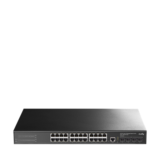 [GS5024S4] Cudy GS5024S4 Switch Gigabit manageable L3 à 24 ports avec 4 emplacements SFP 10G